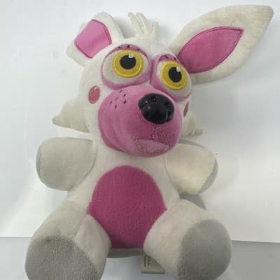 Five Nights at Freddy's Mangle Plush Stuffed Animal White Pink Fox Toy - Image 1