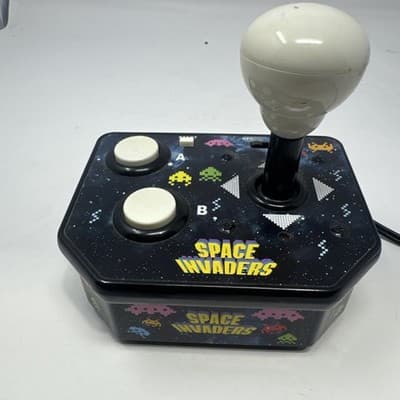 Space Invaders Plug & Play Classic TV Arcade Game Joystick Tested Working - Thumbnail 2