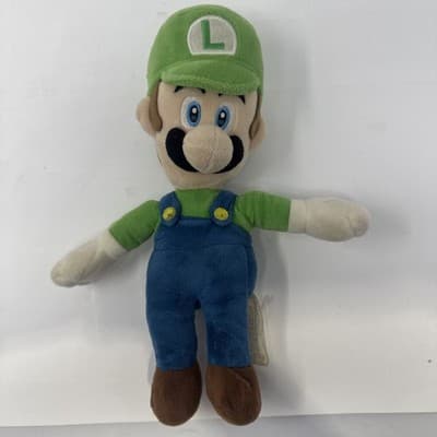 Luigi Plush Doll Toy 10” Super Mario Bros Nintendo Little Buddy 2017 L6 - Image 1