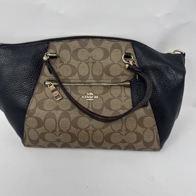 Coach Signature Prairie bag KHAKI/BLACK Multi - Image 1