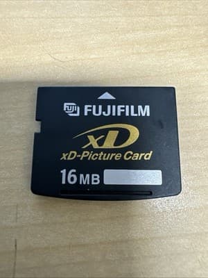 Genuine Fujifilm 16MB xD-Picture Card Memory DPC-16 (Fit Olympus camera) Mint - Image 1
