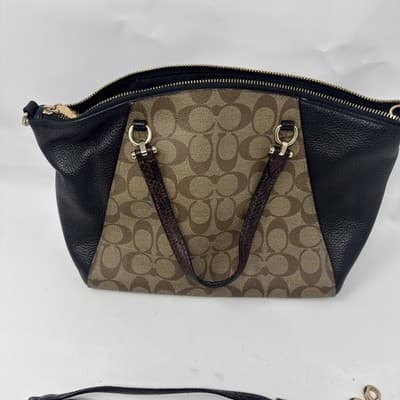 Coach Signature Prairie bag KHAKI/BLACK Multi - Thumbnail 4