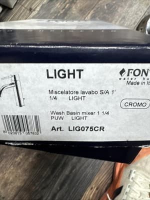 PAFFONI FONTE LIGHT LIG075CR new in box made in Italy - Thumbnail 5