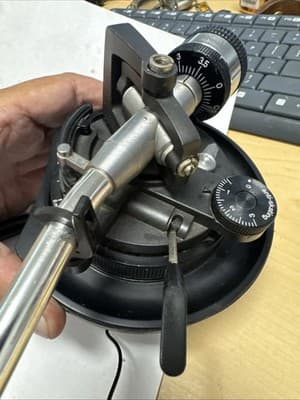Tone arm Assembly from Technics SL-1200 MK2 turntable Head Shell Cartridge - Thumbnail 2
