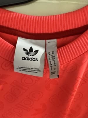 Adidas Originals Monogram Jersey Flash Red Men's M Shirt - Thumbnail 3