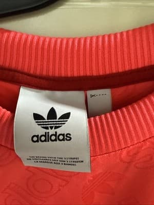 Adidas Originals Monogram Jersey Flash Red Men's M Shirt - Thumbnail 2