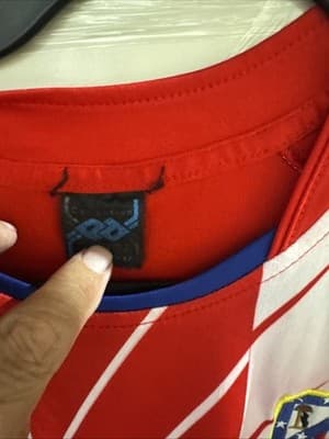 Atletico Madrid 2018-2019 Home Soccer Jersey Spain Nike Football Shirt Men’s M - Thumbnail 2