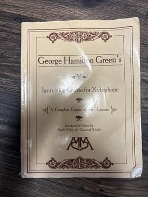 George Hamilton Green Instruction Course for Xylophone Book*50 Lessons*1984 - Image 1