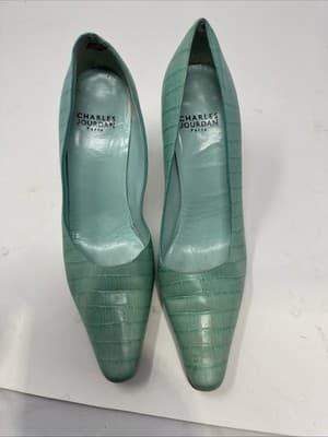 Women Charles Jourdan High Heels Size 6.5 Leather - Image 1