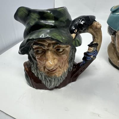 3 1958 Royal Doulton Toby Mugs Large New - Thumbnail 2