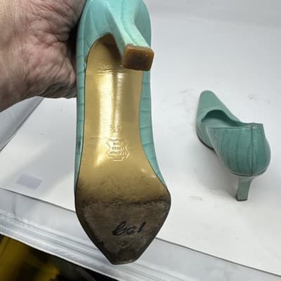 Women Charles Jourdan High Heels Size 6.5 Leather - Thumbnail 4