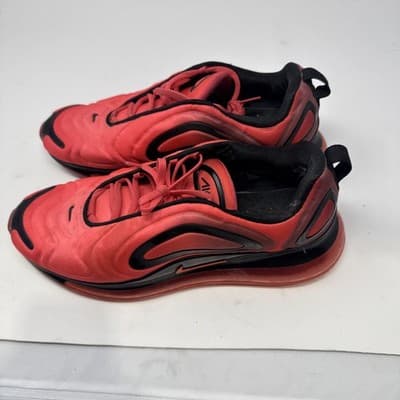 Nike Air Max 720 Size 10 Bright/Crimson Black Cramoisi Vif/Glow AO2924 600 - Thumbnail 2