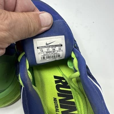 Size 12 Nike Air Max 2015 Deep Royal Volt - Thumbnail 6