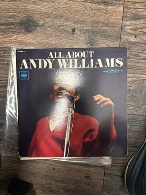 vinyl records lp - All About Andy Williams Japan Press - Image 1