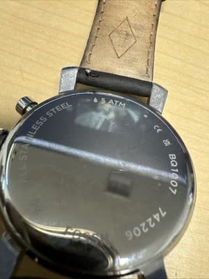 Fossil Quartz Watch/Analog/Leather/Crm/Brw/Ss/Bq1007 - Thumbnail 3
