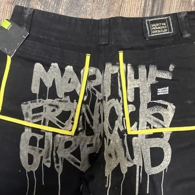MARITHE+FRANCOIS GIRBAUD Shuttle Pants black New 38 - Thumbnail 6