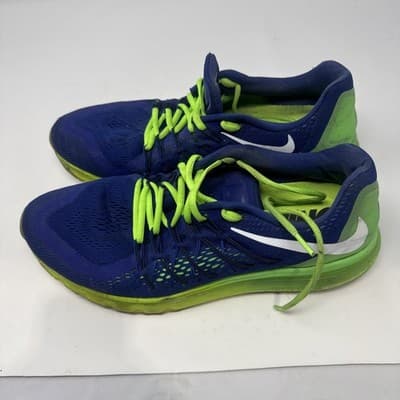 Size 12 Nike Air Max 2015 Deep Royal Volt - Thumbnail 2