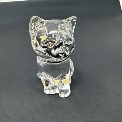 PRINCESS HOUSE WONDERS PETS CAT CRYSTAL FIGURINE- HAS A CHIP IN THE (CP3013983) - Image 1