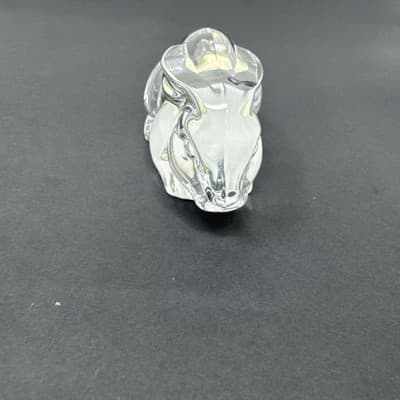 Princess House Bunny Rabbit 24% Lead Crystal Glass Figurine - Thumbnail 2