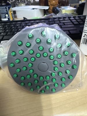 Zucchetti Z94185 Shower Head "MIDA" Jet with Anti-Limescale System Ball joint - Thumbnail 3