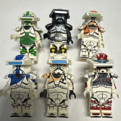 Genuine LEGO Star Wars Bad Batch Minifigures 6 Units - Image 1