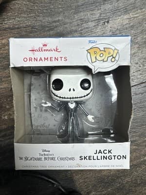 Funko Pop! Nightmare Before Christmas Glitter Jack Skellington Funko Ornament - Image 1