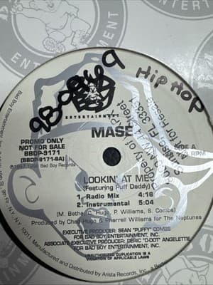 MASE - LOOKIN’ AT ME ft. PUFF DADDY - 12” Vinyl Record The Neptunes Pharrell Dj - Thumbnail 2