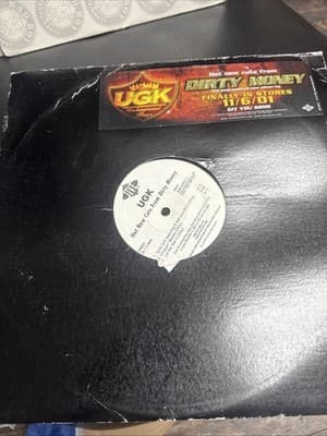 UNDERGROUND KINGZ UGK HOT NEW CUTS FROM DIRTY MONEY 12" 2001 JIVE WLP PROMO NM- - Image 1