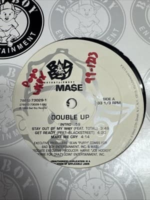 MASE “DOUBLE UP” 1999 2x12” VINYL LP – BAD BOY RECORDS - FREE SHIPPING! - Thumbnail 4