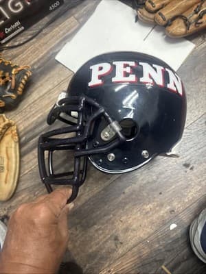 Riddell PENN NCAA OFFICIAL VINTAGE Football Helmet Size M - Image 1