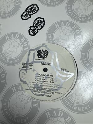 MASE - LOOKIN’ AT ME ft. PUFF DADDY - 12” Vinyl Record The Neptunes Pharrell Dj - Image 1