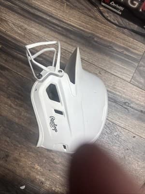 Rawlings Mach Carbon Open Face Batting Helmet 6 3/8-7 1/8 Lightweight Matt - Thumbnail 2
