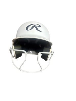 Rawlings Mach Carbon Open Face Batting Helmet 6 3/8-7 1/8 Lightweight Matt - Image 1