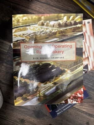 Opening and Operating a Retail Bakery, Crawford CMB, Rick Douglas, Excellent Boo - Image 1