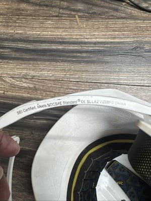 Rawlings Mach Carbon Open Face Batting Helmet 6 3/8-7 1/8 Lightweight Matt - Thumbnail 8