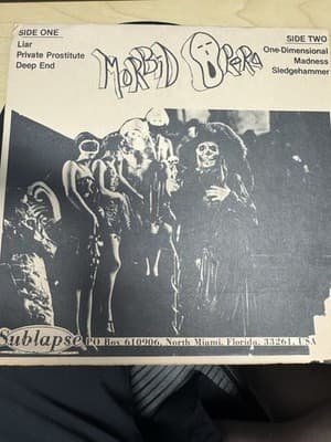 Morbid Opera Jesus Loves You -so Give Us Your Money ! 33rpm 7inch Complete!! - Thumbnail 2