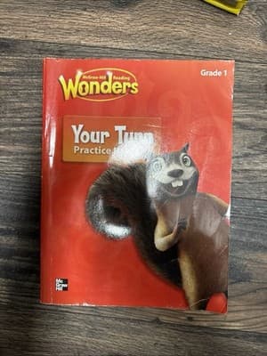 McGraw HILL GRADE 1 Language Art English Wonder YOUR TURN PRACTICE BOOK - Image 1