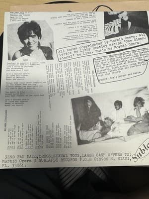 Morbid Opera Jesus Loves You -so Give Us Your Money ! 33rpm 7inch Complete!! - Thumbnail 4