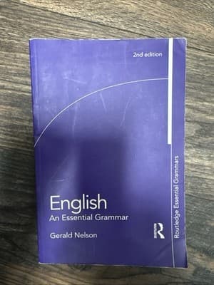 English: An Essential Grammar by Gerald Nelson: Used - Image 1