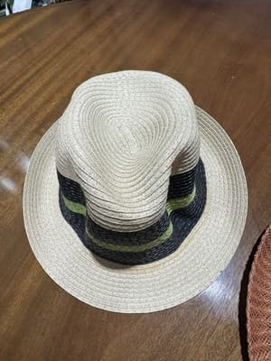 Men Women Summer Straw Fedora Hat Trilby Cuban Sun Cap Panama Short Brim X5 - Thumbnail 5