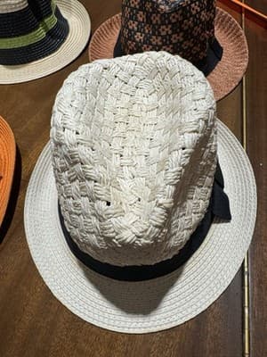 Men Women Summer Straw Fedora Hat Trilby Cuban Sun Cap Panama Short Brim X5 - Thumbnail 4