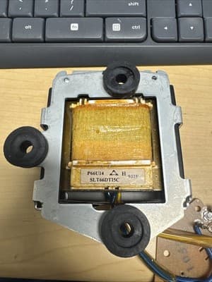 TECHNICS SL 1200 MK 2 3 4 110v Power Transformer W/PC Board & Power Cord - Image 1
