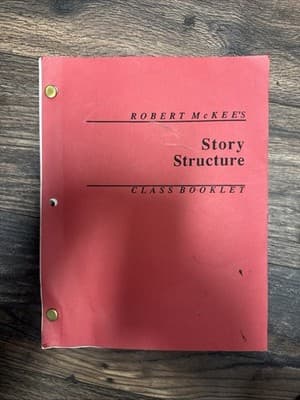 1992 STORY STRUCTURE by Robert McKee VG+ 4.5 Class Booklet 80 s/s pages - Image 1