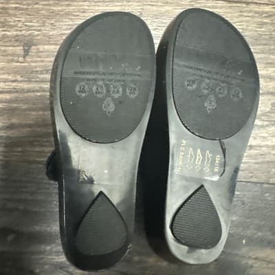 Melissa Mini Beauty & the Beast Brand New sz 12 US black shoes - Thumbnail 2