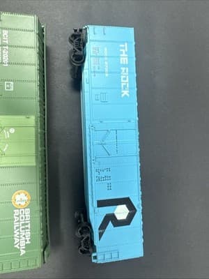 AHM HO SCALE MAINE CENTRAL 50FT BOX CAR MEC 9013 ORANGE TRAIN CAR +3 More New - Thumbnail 5