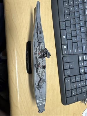 Motormax Appx 23cm Long Diecast 76786 - Battleship - Grey/Brown - Thumbnail 10