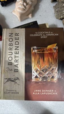 The Bourbon Bartender 50 Cocktails Celebrate American Spirit Hardcover Book - Image 1