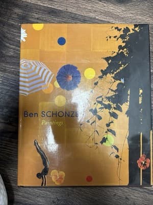 Ben Schonzeit Paintings by Charles A. Riley II 2002 HB/DJ *Signed by Artist* - Image 1