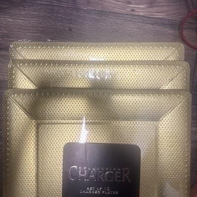 30 Gold Square 13 In -Inch Charger Plates, Tableware - Thumbnail 2