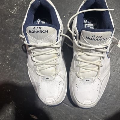 Nike Air Monarch IV White Size US Men's 14 Athletic Running Shoes - Image 1